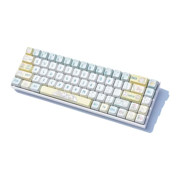 GMK+ Cute Rabbit KCA Custom Keycap Set - Image 4