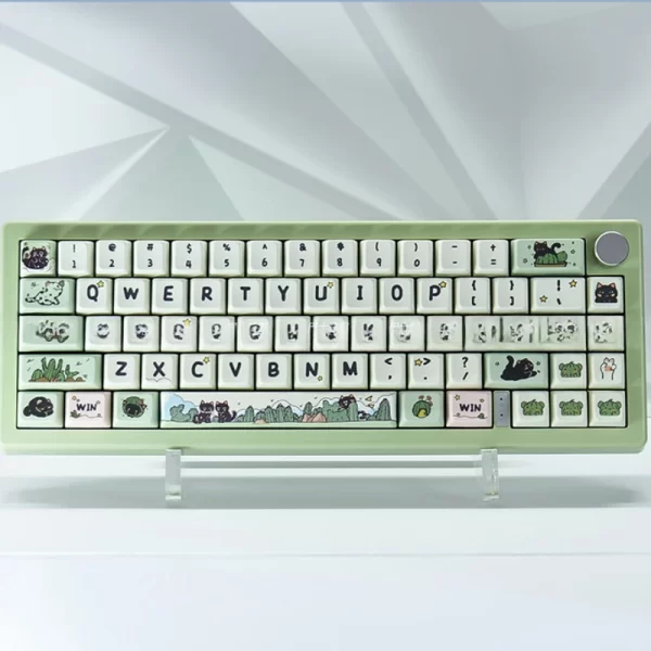 GMK+ Green Cat MDA Custom Keycap Set