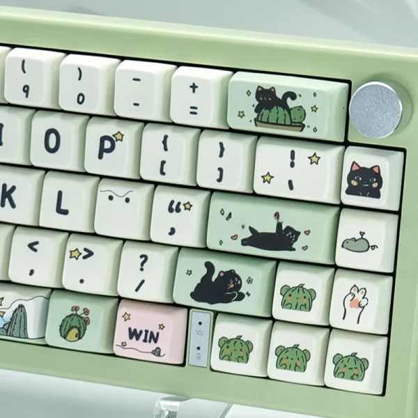 GMK+ Green Cat MDA Custom Keycap Set - Image 3