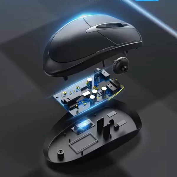 GMK+ Ergonomic Black Gaming Mouse - Image 4