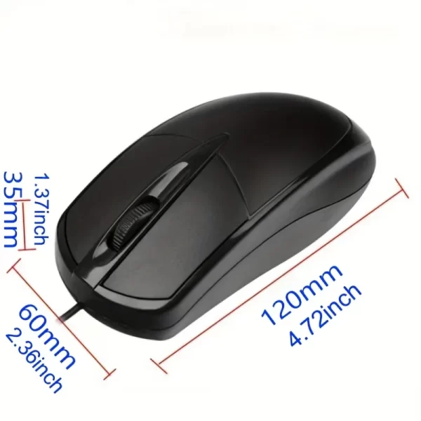 GMK+ Ergonomic Black Gaming Mouse - Image 2