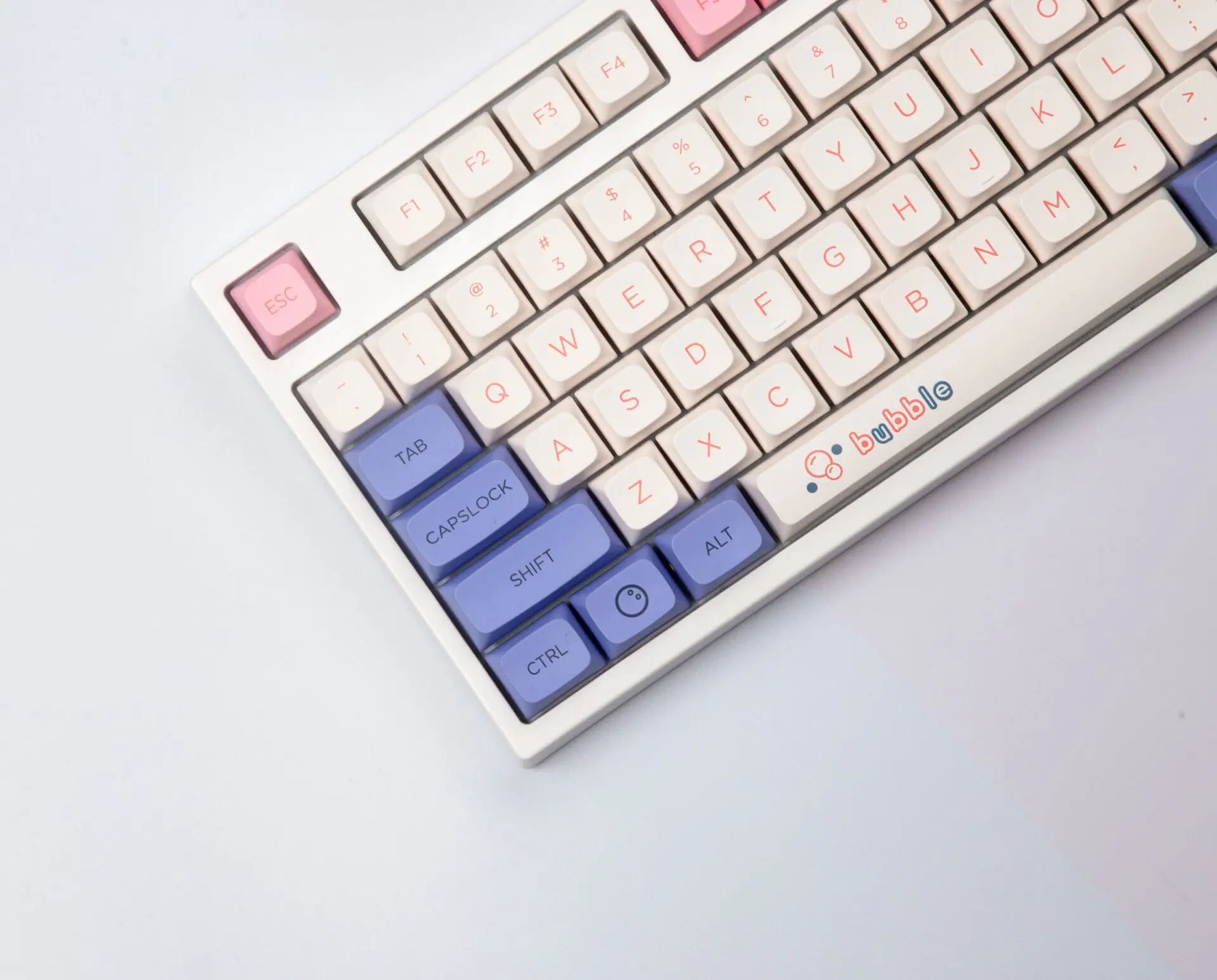 127 Keys PBT Keycap XDA Profile DYE-SUB Bubble Theme Personalized Keycaps For Cherry MX Switch NJ68 Mechanical Keyboard