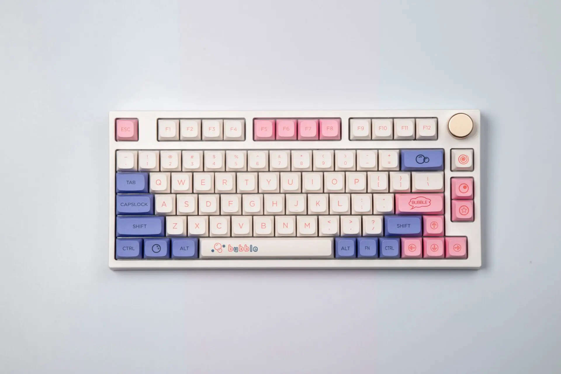 127 Keys PBT Keycap XDA Profile DYE-SUB Bubble Theme Personalized Keycaps For Cherry MX Switch NJ68 Mechanical Keyboard