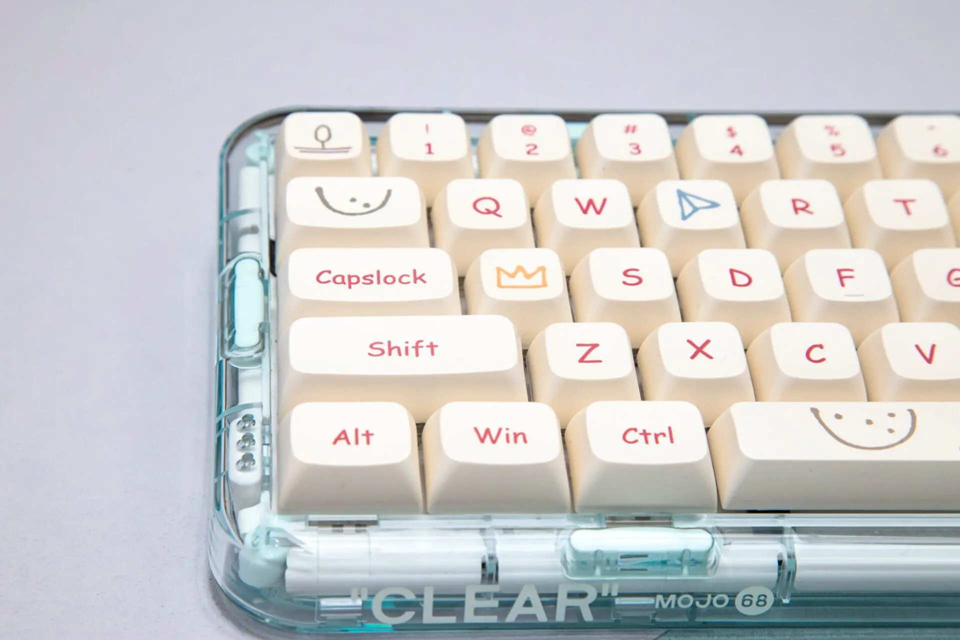 132 Keys XDA PBT Dye Sub Keycaps Graffiti Cartoon Theme Minimalist For Cherry GMMK Pro Mechanical Keyboard XDA Keycaps 61 68 89