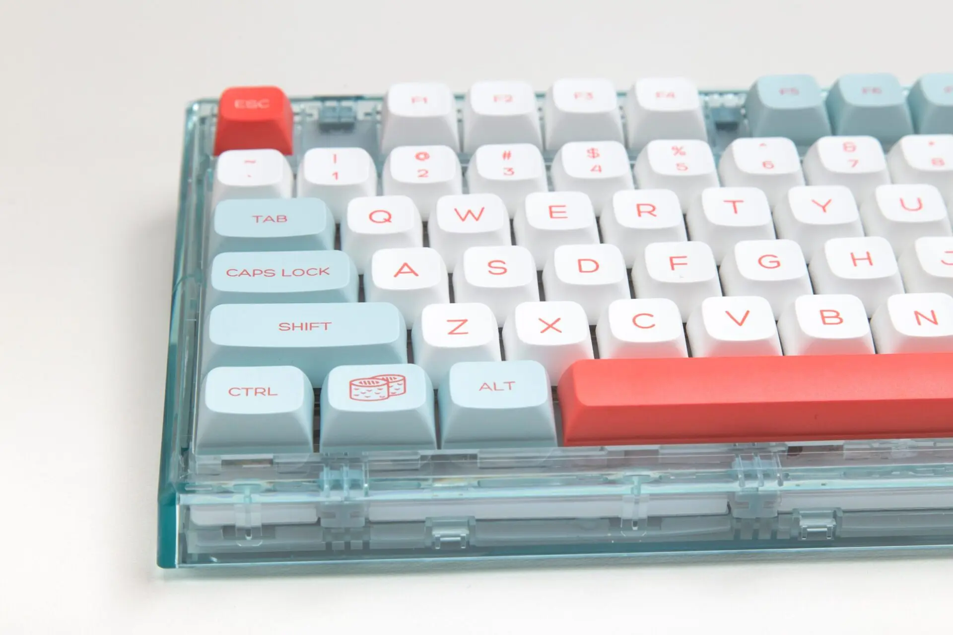 140 Keys/set PBT Dye Subbed Key Cap Salmon For Cherry MX Switch Mechanical Keyboard QX XDA Profile Keycaps For Animal Crossing