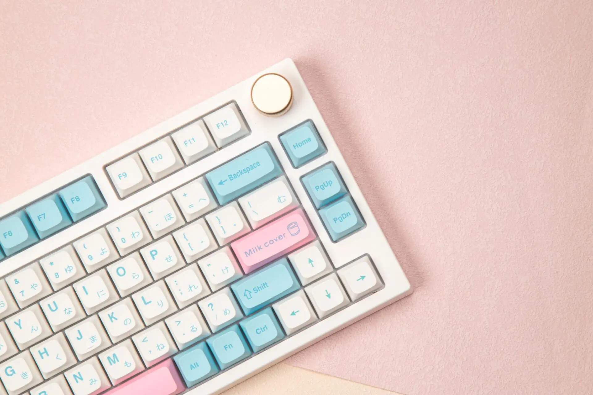 127 Key PBT Keycap DYE-SUB XDA Profile Personalized Milk Cover Japanese keycaps For Cherry MX Switch Mechanical Keyboard