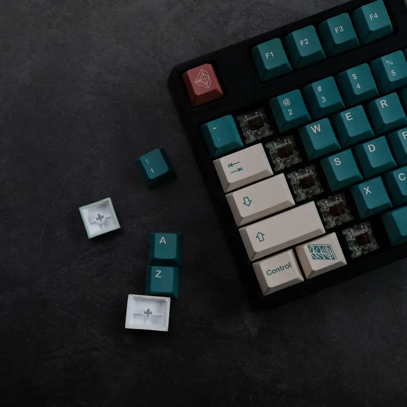 Keycaps TKL custom (Tenkeyless) AZERTY - Monclic