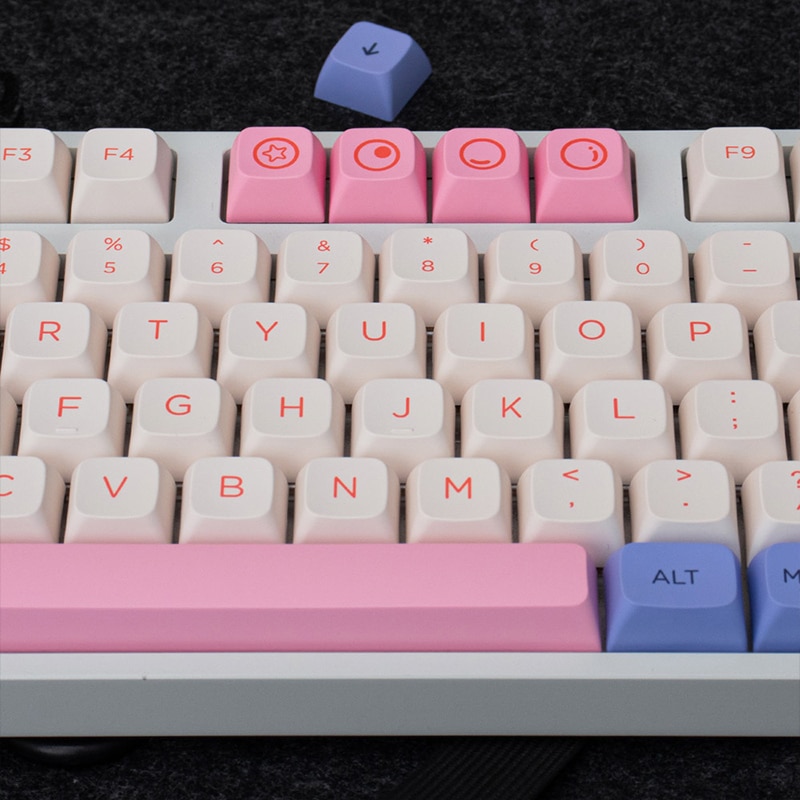 Bubble Theme 127 Keys XDA Profile DYE-SUB PBT Keycap English Custom Personality Keycaps For Mechanical Keyboard MX Switch