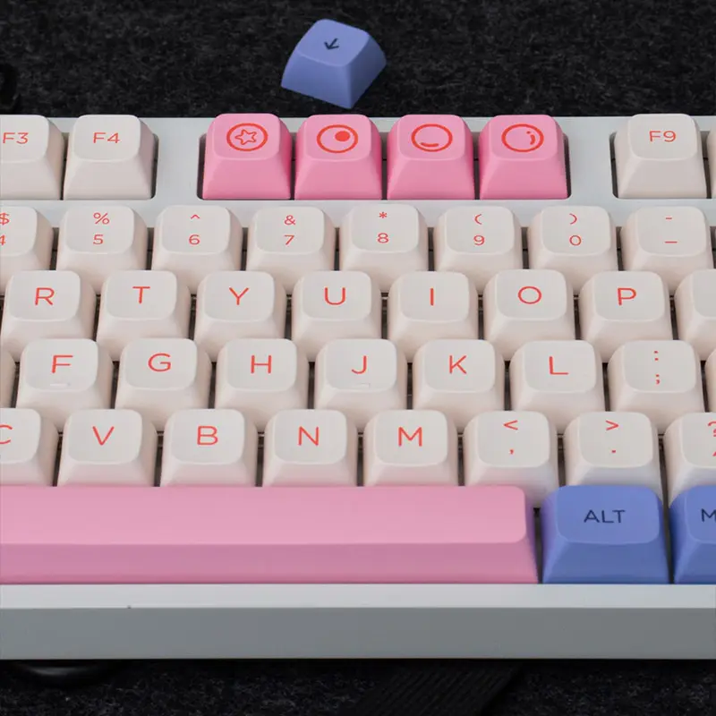 Bubble Theme 127 Keys XDA Profile DYE-SUB PBT Keycap English Custom Personality Keycaps For Mechanical Keyboard MX Switch