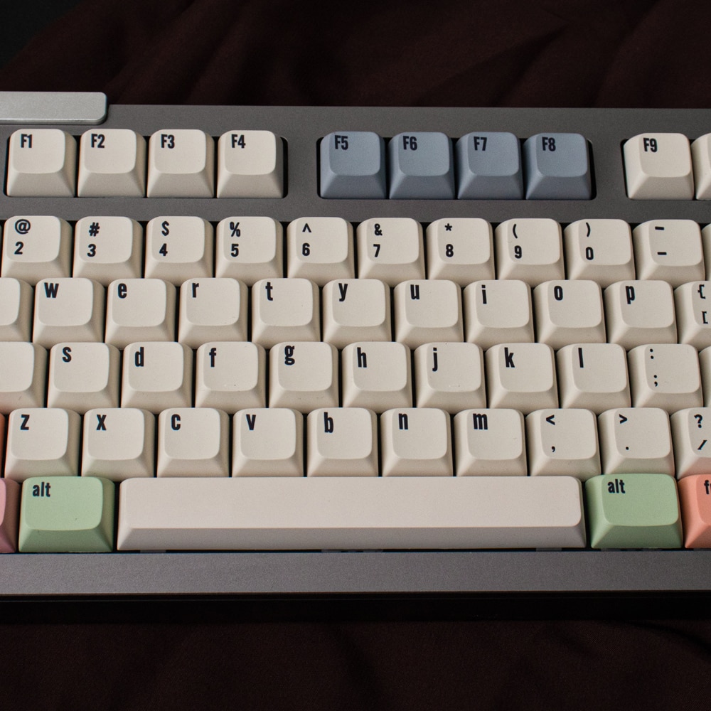 GMK Canvas 133 Keys XDA Profile PBT Keycaps DYE-SUB English Custom Personality Keycaps For Mechanical Keyboard 61/64/84 Layout