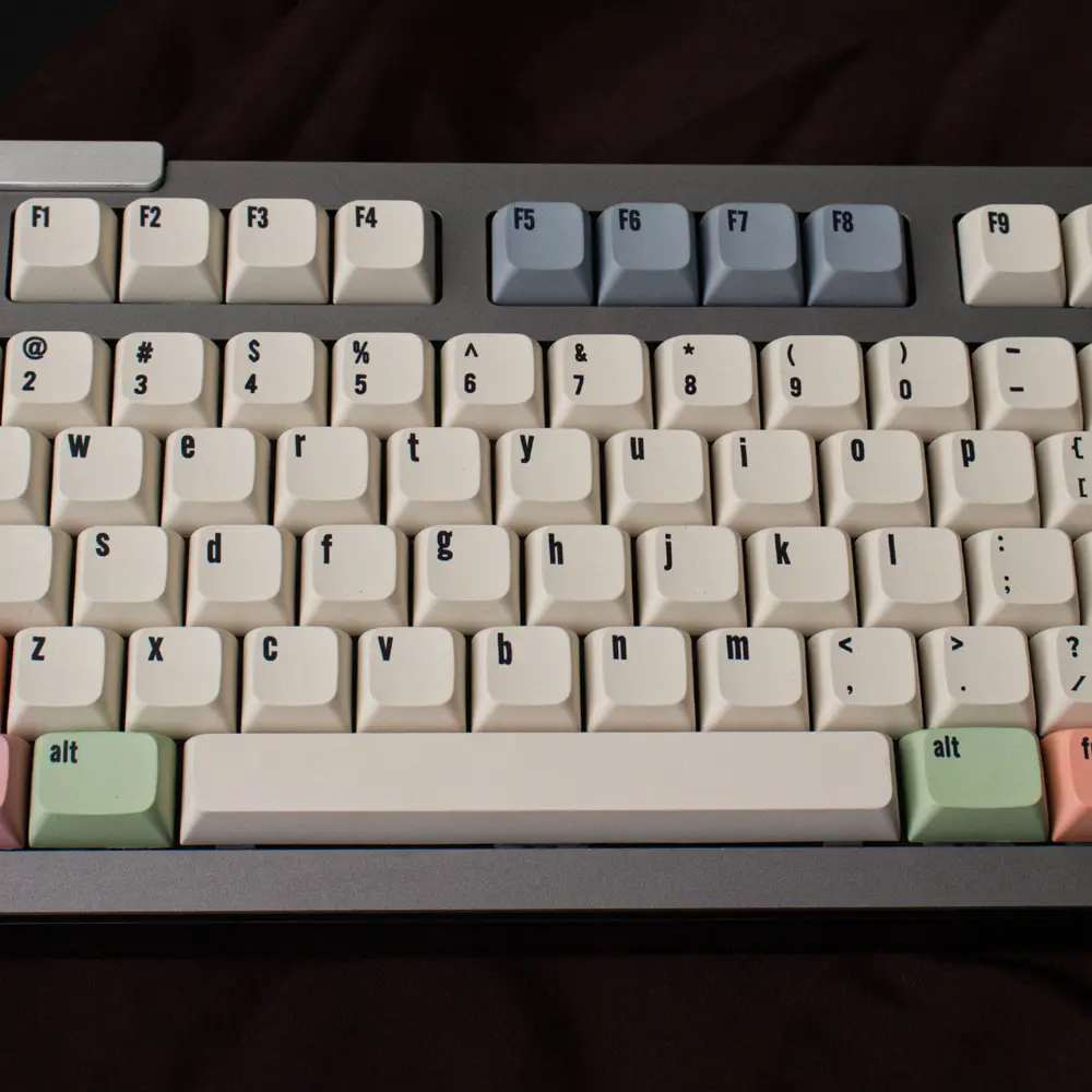GMK Canvas 133 Keys XDA Profile PBT Keycaps DYE-SUB English Custom Personality Keycaps For Mechanical Keyboard 61/64/84 Layout