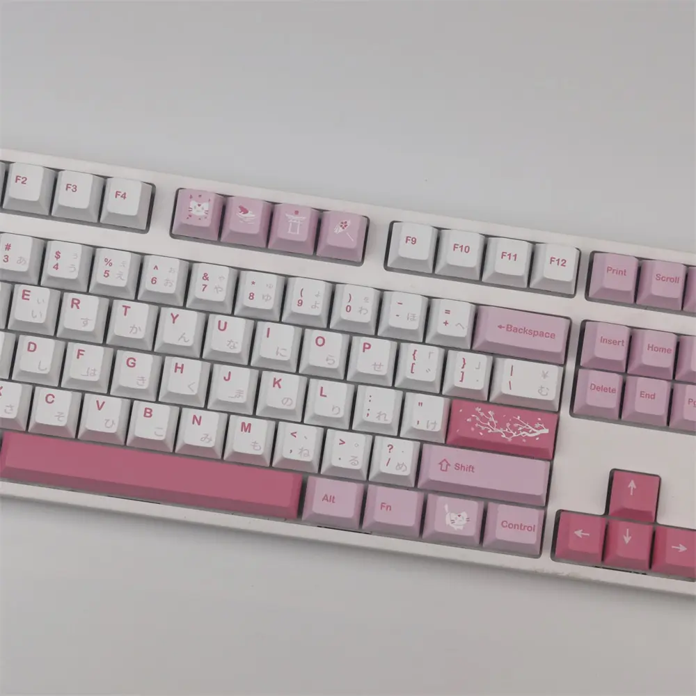 GMK+ Sakura Cat Series Keycap Set