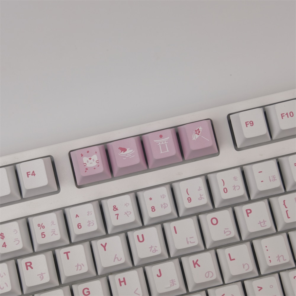GMK+ Sakura Cat Series Keycap Set GMK+ Sakura Cat Series Keycap Set