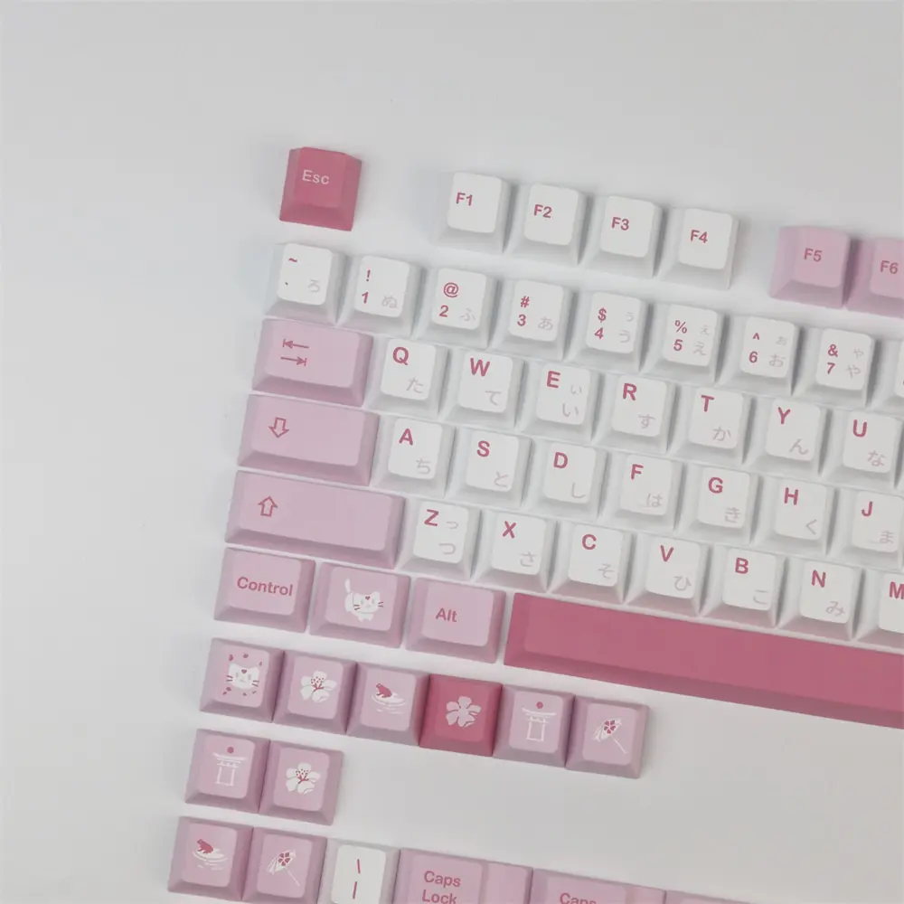 GMK+ Sakura Cat Series Keycap Set