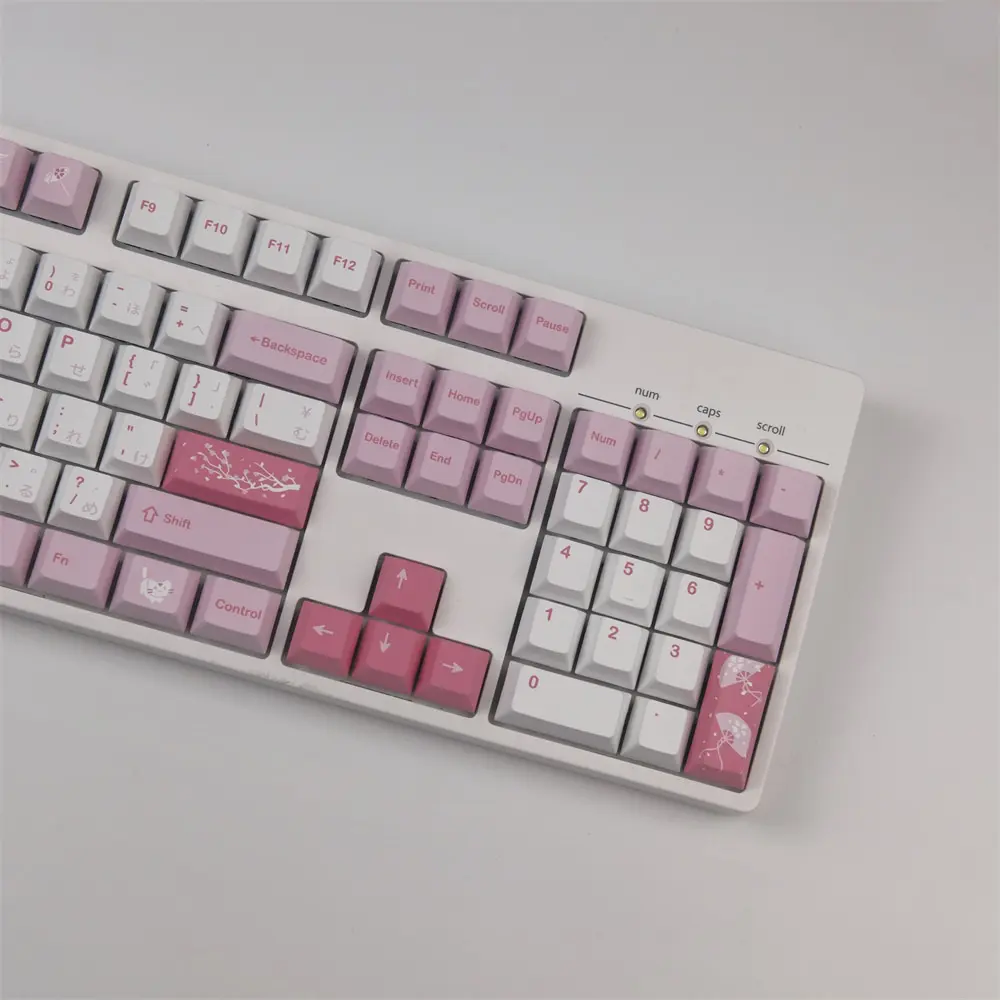 GMK+ Sakura Cat Series Keycap Set
