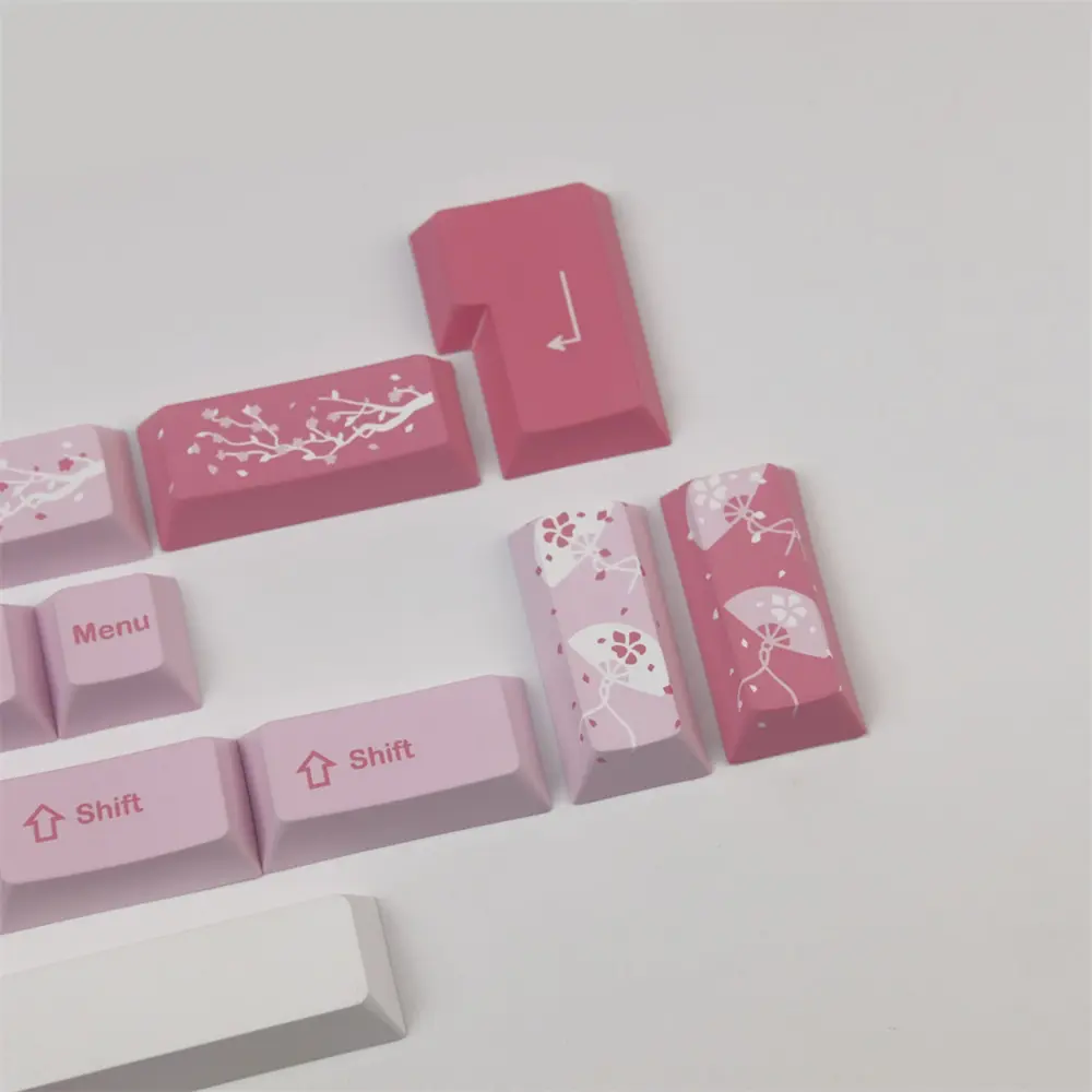 GMK+ Sakura Cat Series Keycap Set