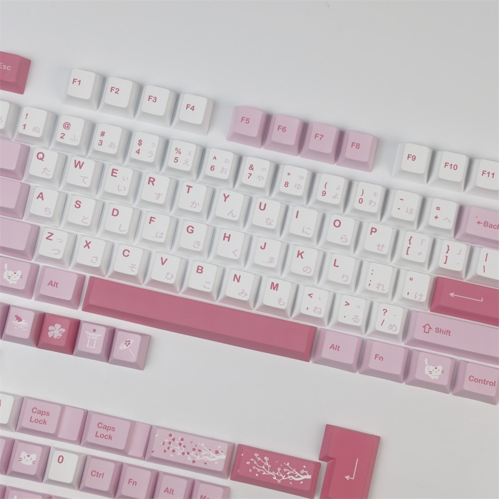 GMK+ Sakura Cat Series Keycap Set GMK+ Sakura Cat Series Keycap Set