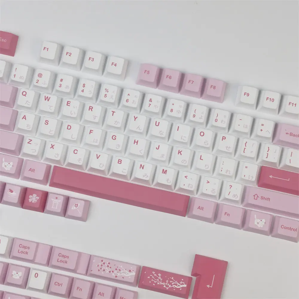 GMK+ Sakura Cat Series Keycap Set
