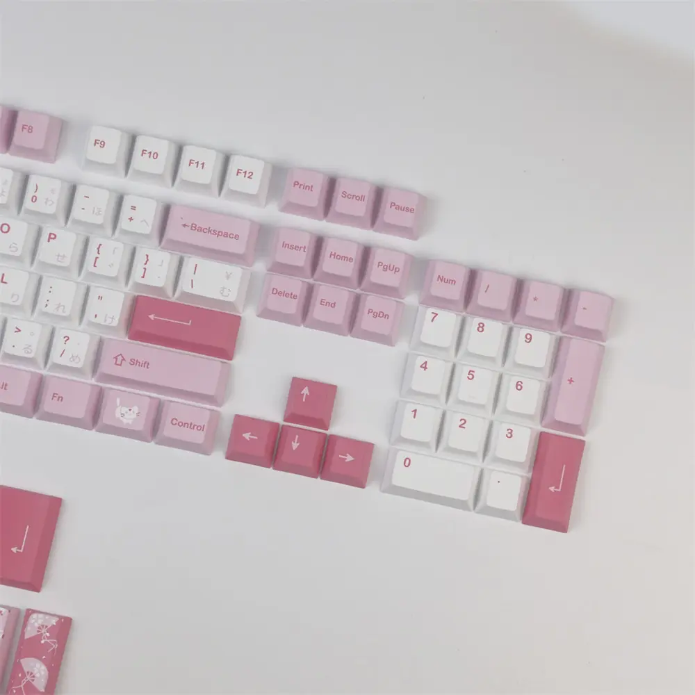 GMK+ Sakura Cat Series Keycap Set