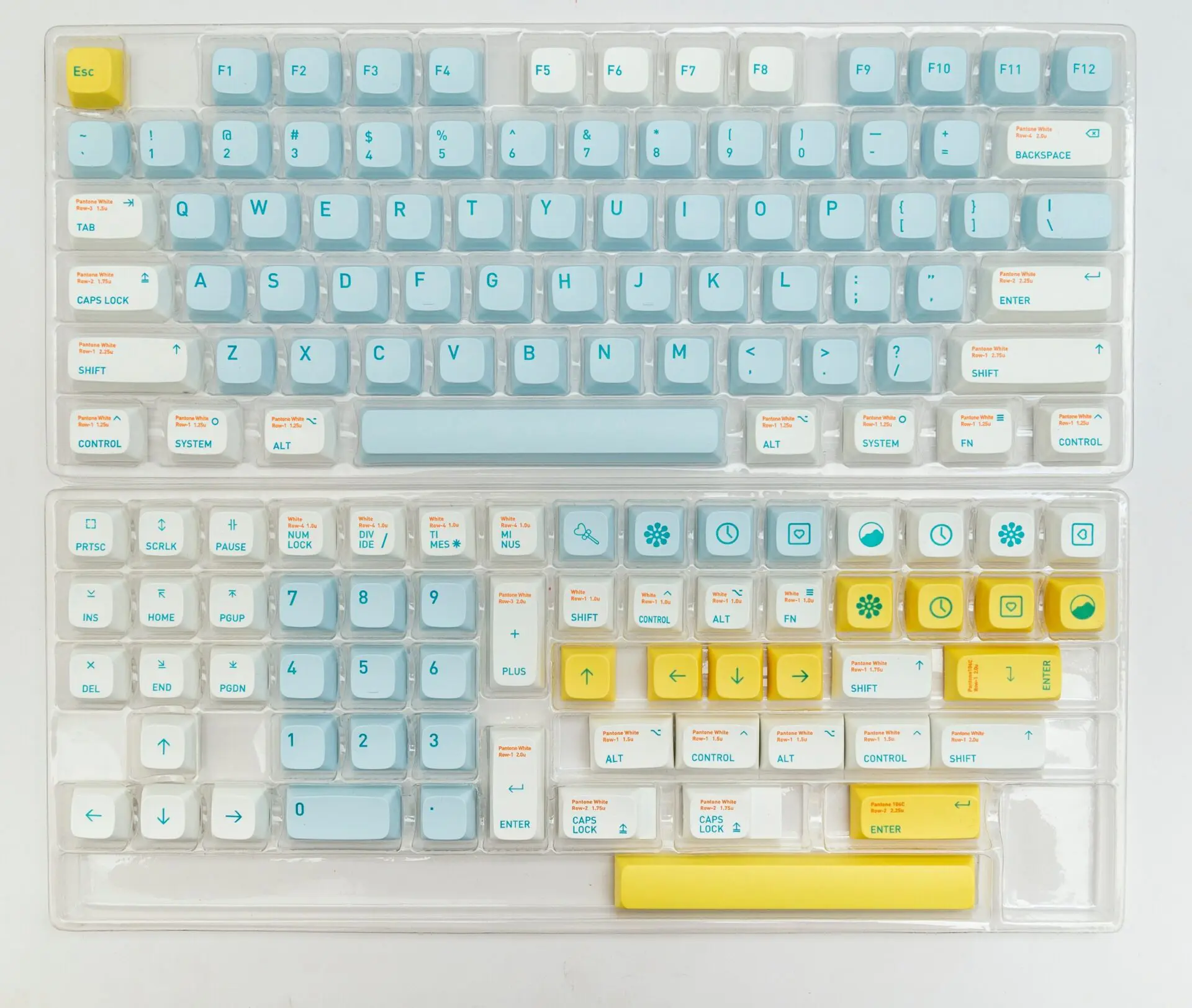 Mechanical Keyboard Keycap XDA Profile PBT Keycaps Dye Sublimation For Ikbc Cherry MX 108/104/87/61/96 Keys Mechanical Keyboard