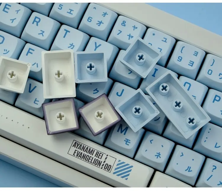 PBT Keycaps XDA Profile Personalized English Japanese keycap Dye Sub For ikbc Cherry MX 104/87/61 Keys Mechanical Keyboard Gamer