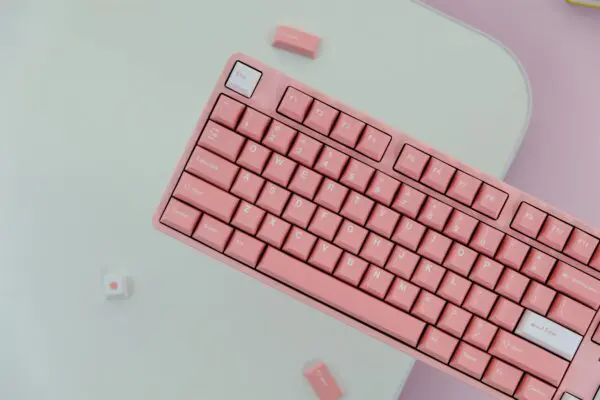 GMK+ Peach Blossom Series Cherry Custom Keycap Set