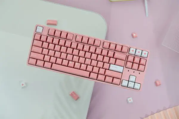 GMK+ Peach Blossom Series Cherry Custom Keycap Set