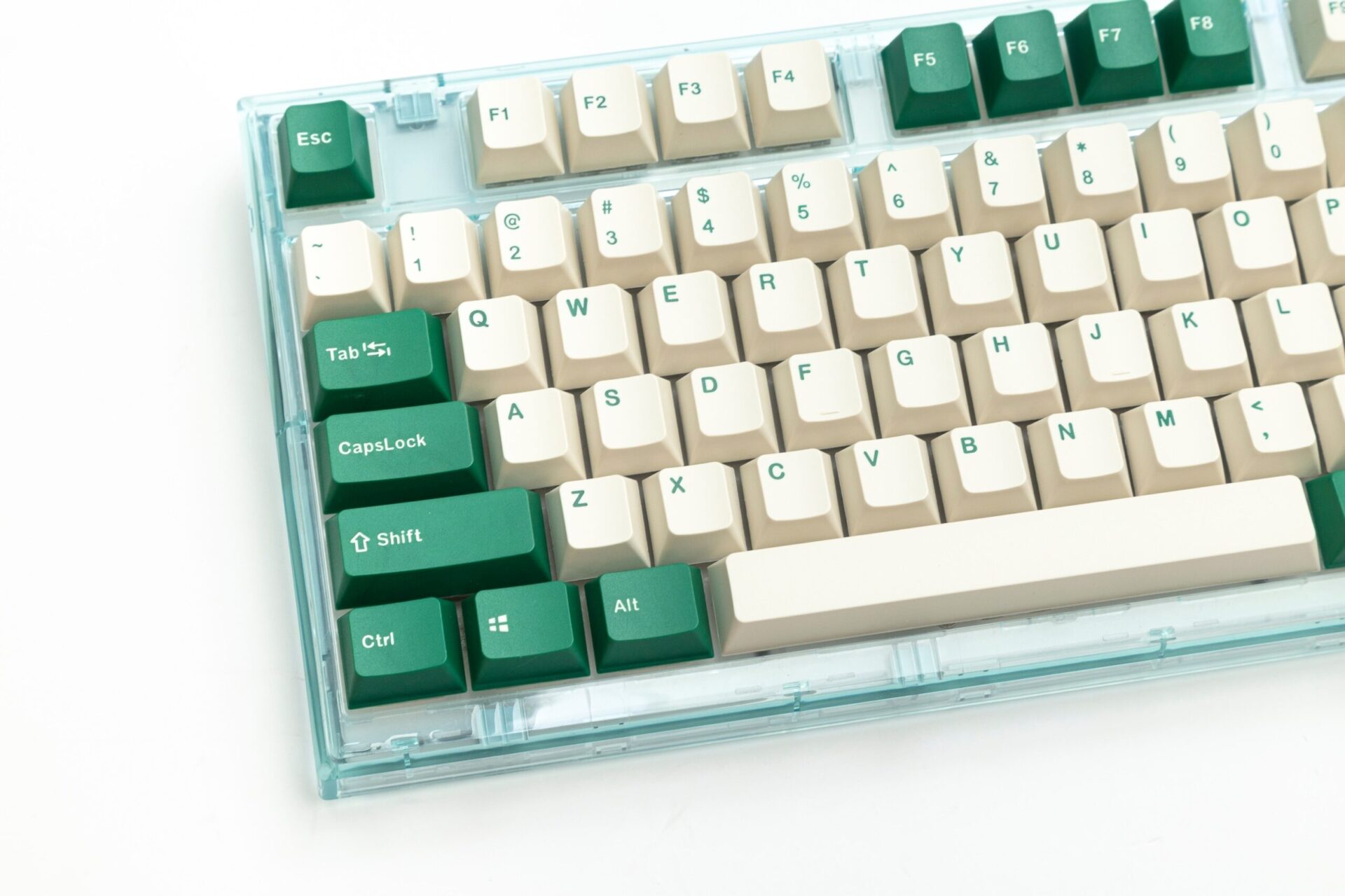 PBT OEM Keycaps Double Shot Cheese Green English Minimalist White For Gaming Mechanical Keyboard Cherry Mx Switch Anne Pro2 GK68 PBT OEM Keycaps Double Shot Cheese Green English Minimalist White For Gaming Mechanical Keyboard Cherry Mx Switch Anne Pro2 GK68