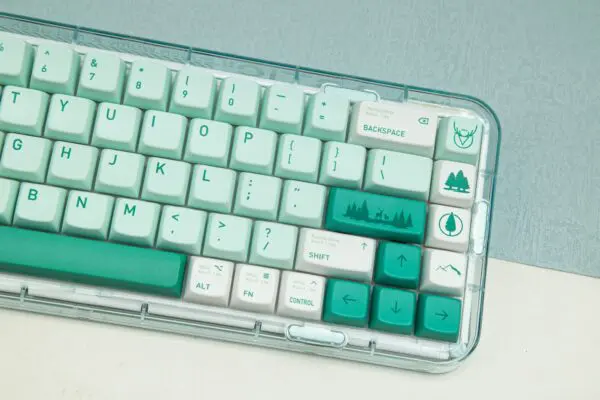 GMK+ Forest Green Series XDA Custom Keycap Set