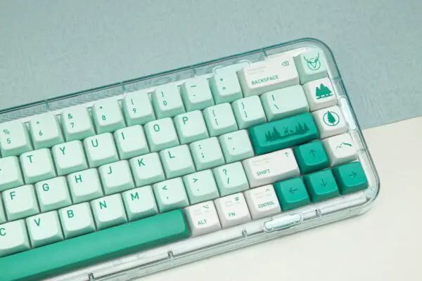 GMK+ Forest Green Series XDA Custom Keycap Set
