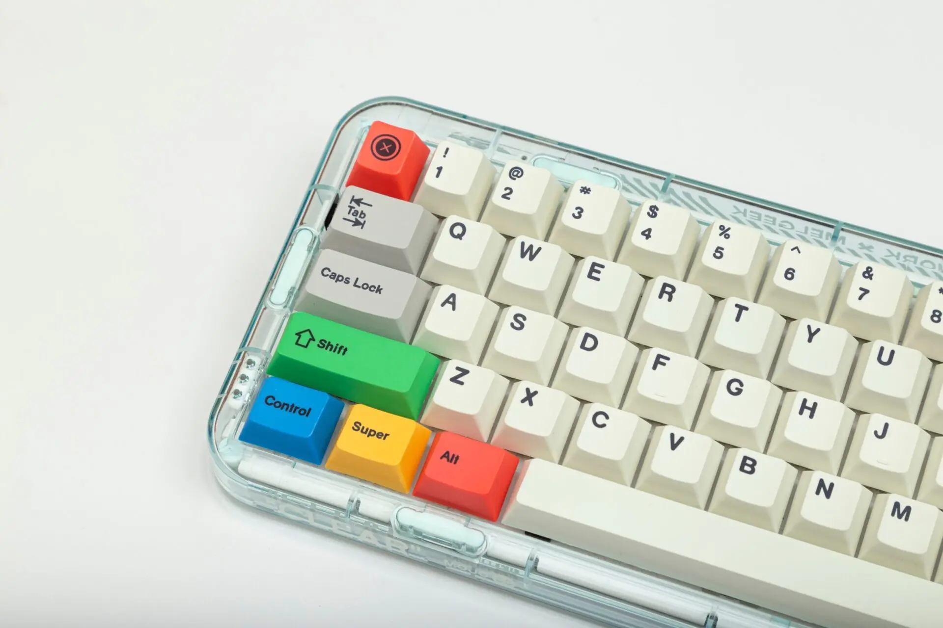 PBT Keycaps Retro Lights Cherry Dye Sub Key Cap 140 Keys Personalized for Womier GK61 Anne Pro 2 Mechanical Gaming Keyboard