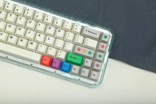 GMK+ Retro Lights Series Cherry Custom Keycap Set