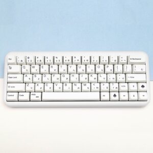 GMK+ Minimalist White Series MDA Custom Keycap Set