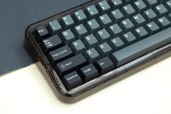 GMK + Apollo Black Gray Series Cherry Custom Keycap Set are a set of black and gray keycaps designed for gaming mechanical keyboards.