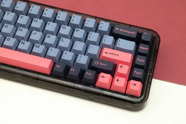GMK + Red Popup Series Cherry Custom Keycap Set is a set of keycaps designed for gaming mechanical keyboards with MX switches,