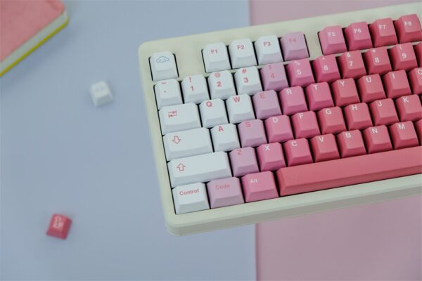 GMK+ Gradient Pink Series Cherry Custom Keycap Set