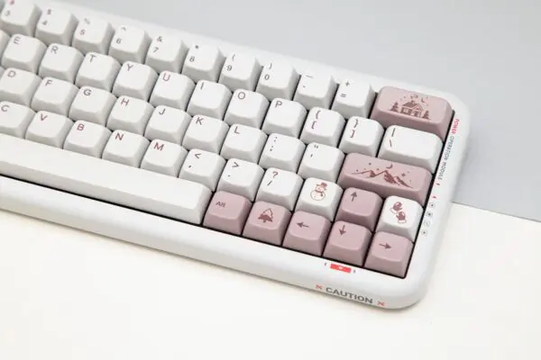 GMK+ Snowy Night Series MDA Custom Keycap Set