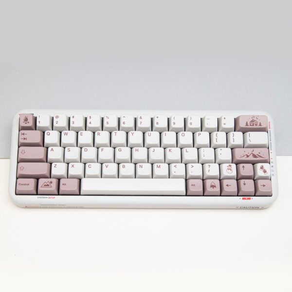 GMK+ Snowy Night Series MDA Custom Keycap Set