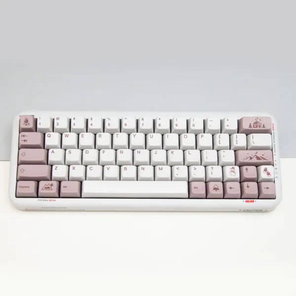 GMK+ Snowy Night Series MDA Custom Keycap Set