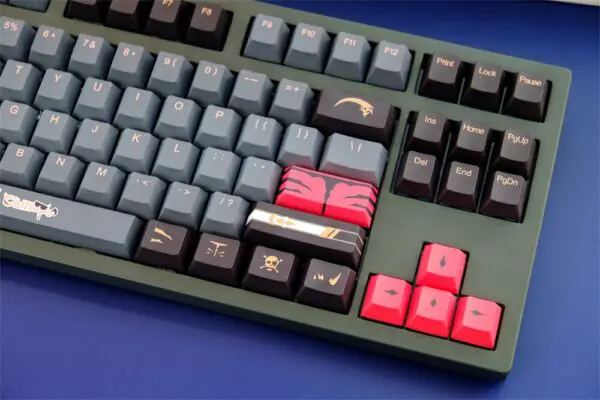 GMK+ Mori Calliope Series Cherry Custom Keycap Set