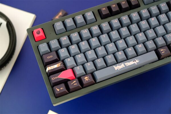 GMK+ Mori Calliope Series Cherry Custom Keycap Set