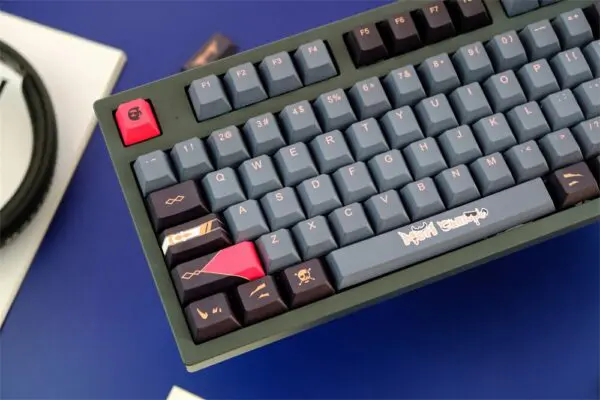 GMK+ Mori Calliope Series Cherry Custom Keycap Set