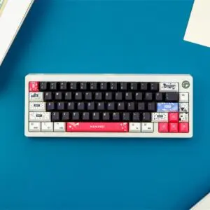 GMK+ White Black Series Cherry Custom Keycap Set