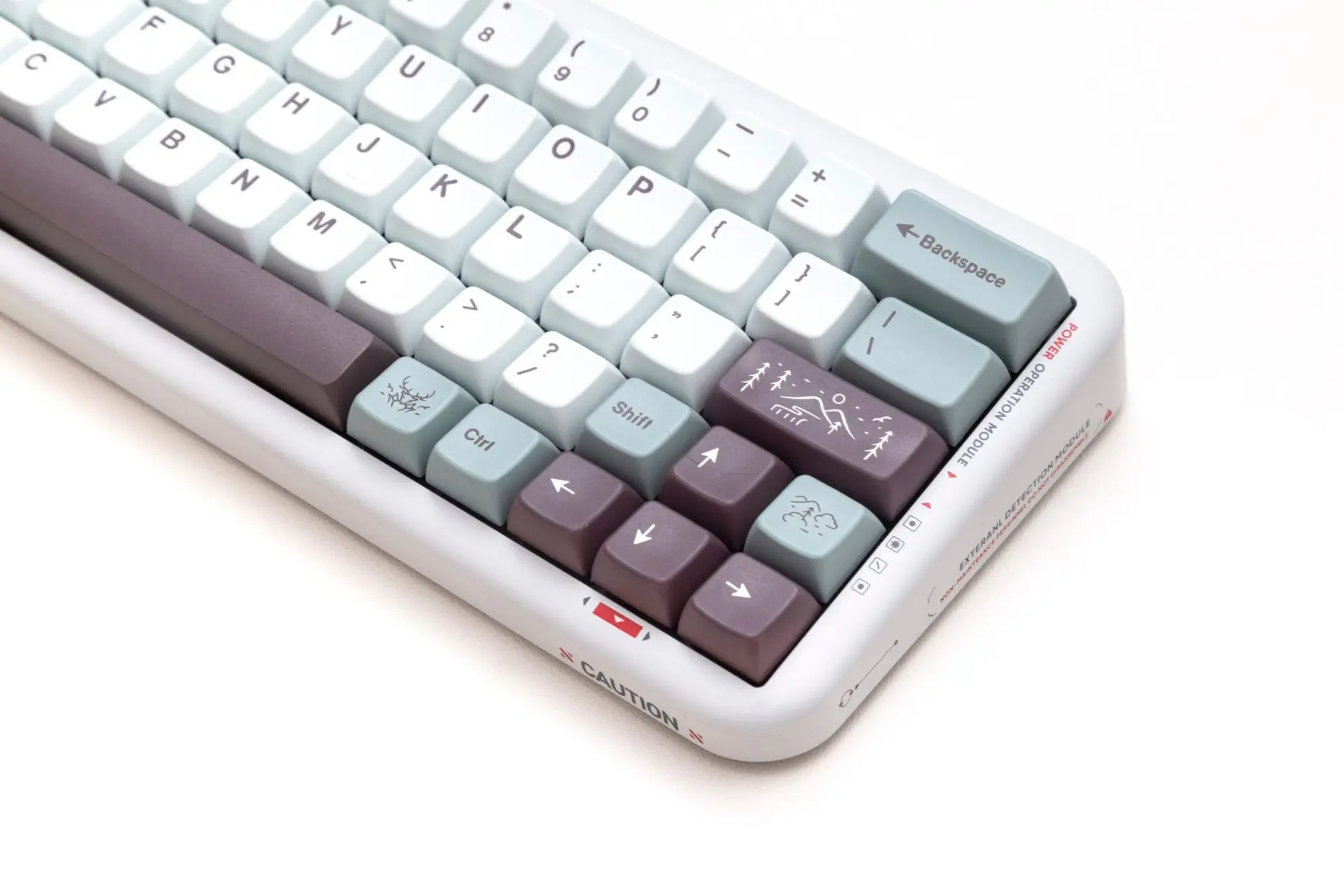 MDA November Fog PBT Dye Subbed Keycaps 143 Keys English Personalized Keycap For GMK Cherry Mx Switch Mechanical Keyboard