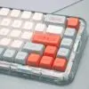 GMK+ Salmon Series MDA Custom Keycap Set