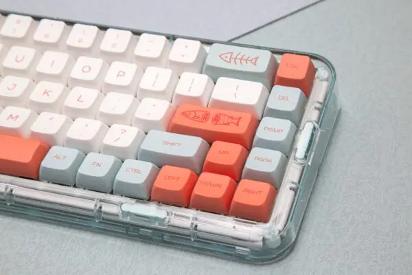 GMK+ Salmon Series MDA Custom Keycap Set