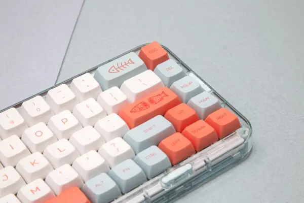 GMK+ Salmon Series MDA Custom Keycap Set