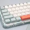 GMK+ Salmon Series MDA Custom Keycap Set