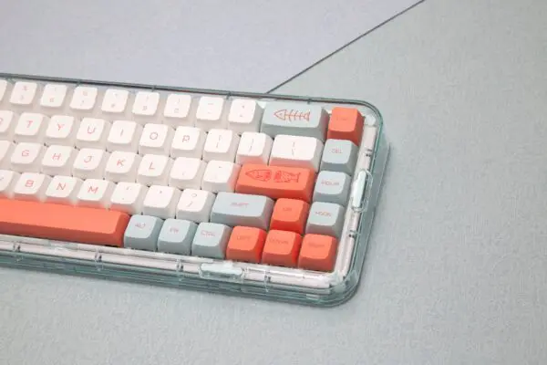 GMK+ Salmon Series MDA Custom Keycap Set