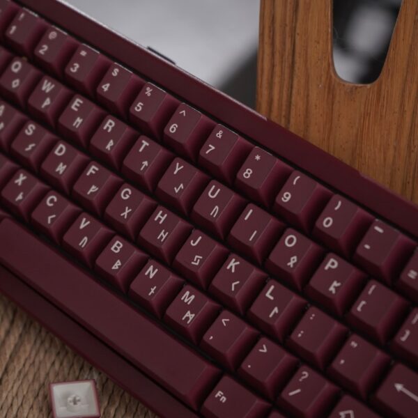 GMK + Blood Red Series Cherry Custom Keycap Set